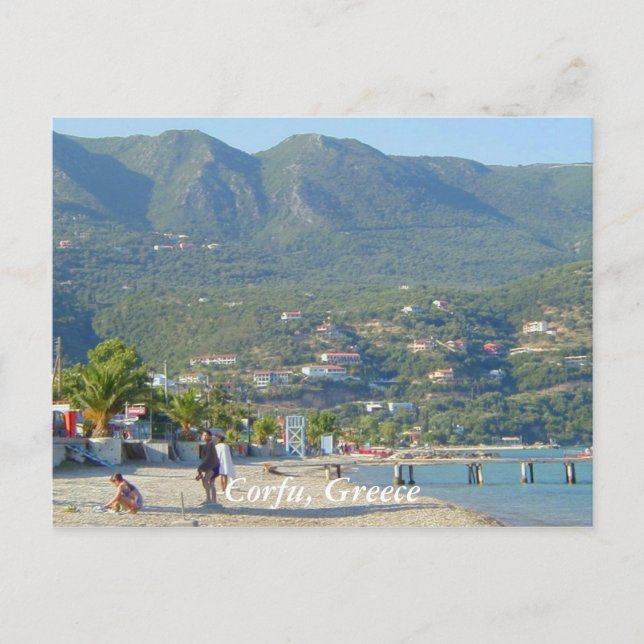 Carte Postale Corfou, Grèce (Devant)