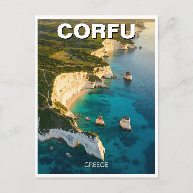 Carte Postale Corfou Grèce Voyage (Devant)