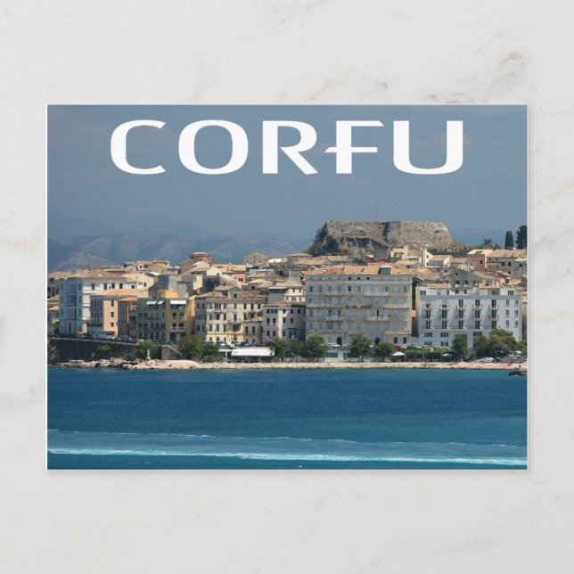 Carte Postale Corfou, îles grecques (Devant)