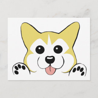 Carte Postale Corgi