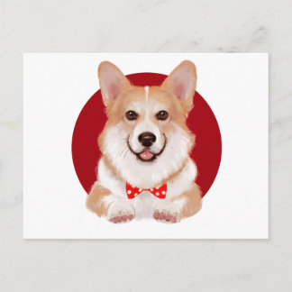 Carte Postale Corgi