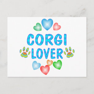 Carte Postale Corgi Lover