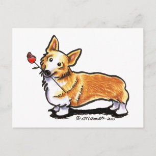 Carte Postale Corgi Sweetheart