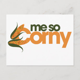 Carte Postale Corn drôle