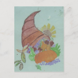 Carte Postale Corne d'abondance