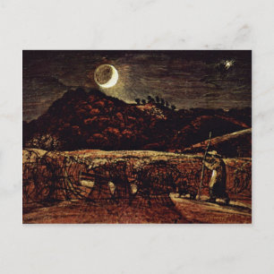 Carte Postale Cornfield Au Lune Par Palmer Samuel