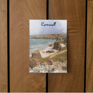 Carte Postale Cornouailles colorées Angleterre Paysage côtier