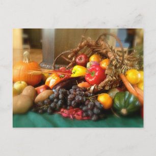 Carte Postale Cornucopia, Corne de Plenty,