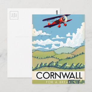 Carte Postale Cornwall Pour des Vacances