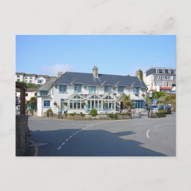 Carte Postale Cornwall, Pub St Mawes (Devant)