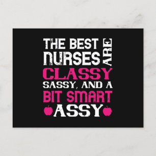 Carte Postale Corona Nurses - Les meilleures infirmières sont cl