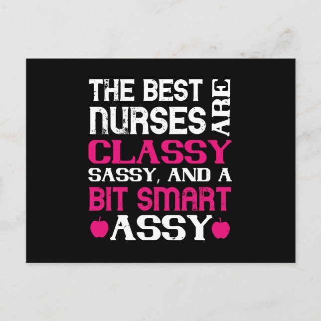 Carte Postale Corona Nurses - Les meilleures infirmières sont cl (Devant)