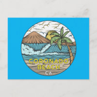 Coronado Beach Californie Vintage