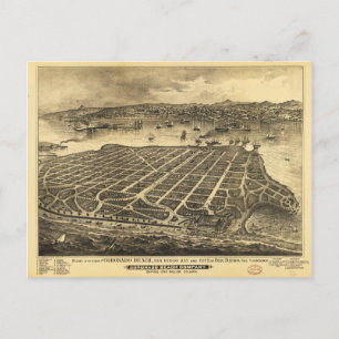 Carte Postale Coronado Beach San Diego California (1880)