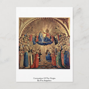 Carte Postale Coronation De La Vierge Par Fra Angelico