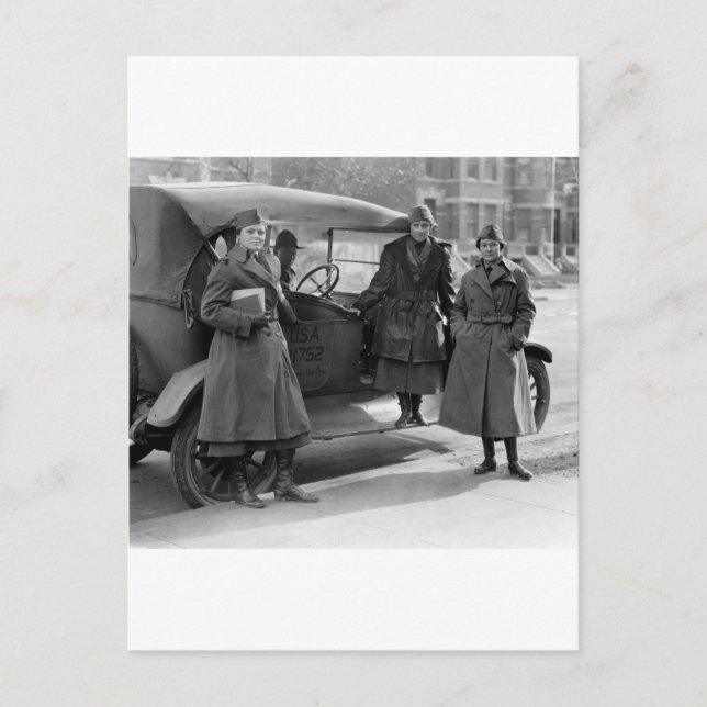 Carte Postale Corps de radio féminin : 1919 (Devant)