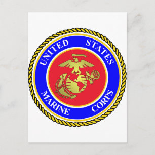 Carte Postale Corps des Marines des États-Unis