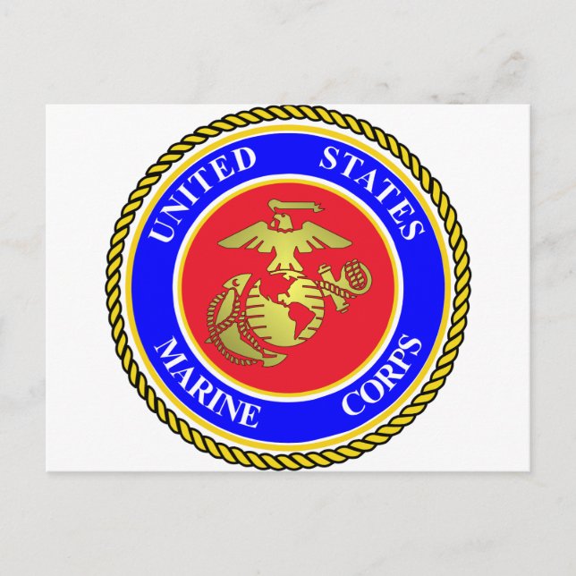Carte Postale Corps des Marines des États-Unis (Devant)