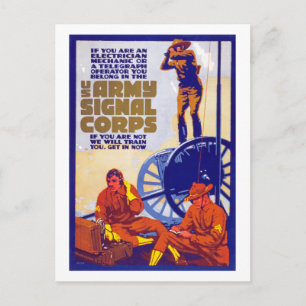 Carte Postale Corps des signaux