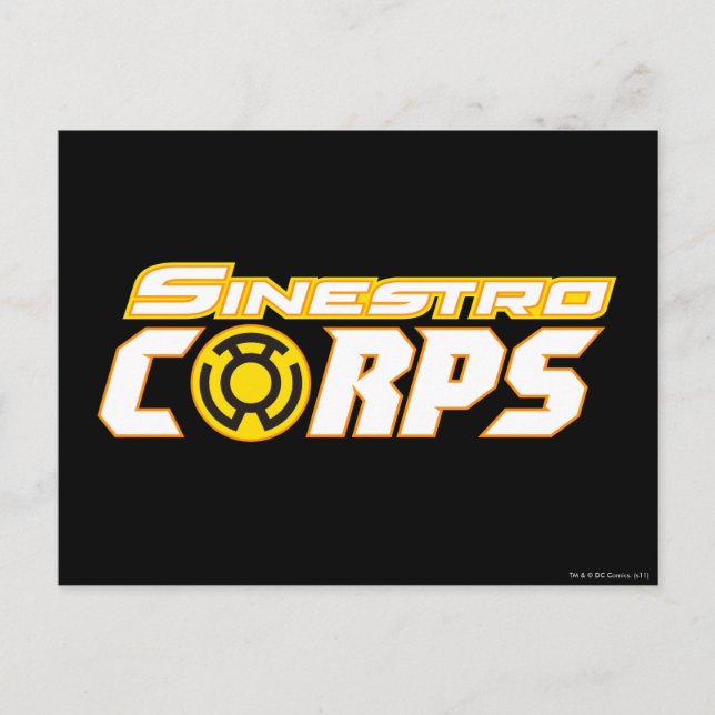 Carte Postale Corps Sinestro (Devant)