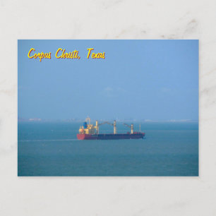 Carte Postale Corpus Christi Cargo Ship