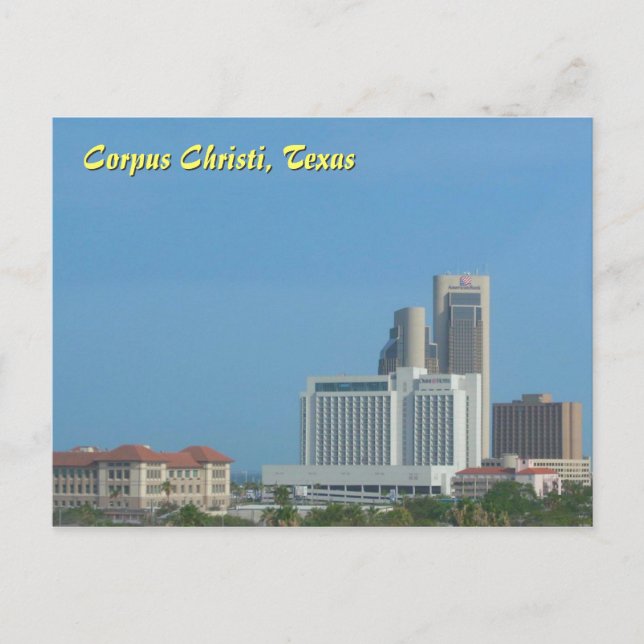 Carte Postale Corpus Christi Skyline (Devant)