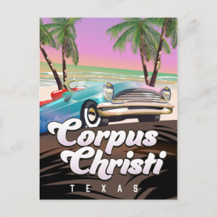 Carte Postale Corpus Christi Texas affiche de vacances