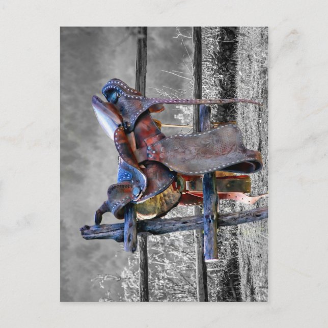 Carte Postale Corral Fence Western (Devant)