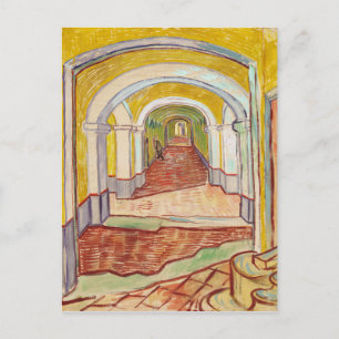 Carte Postale Corridor dans l'asile (par Vincent van Gogh)