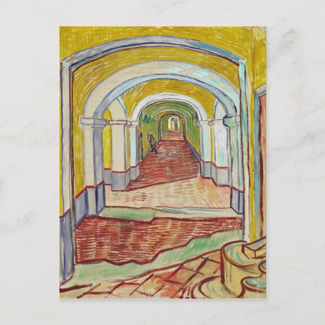 Carte Postale Corridor Van Gogh Peinture d'asile (Devant)
