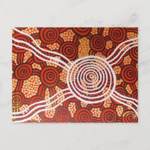 Carte Postale Corroboree II Art autochtone
