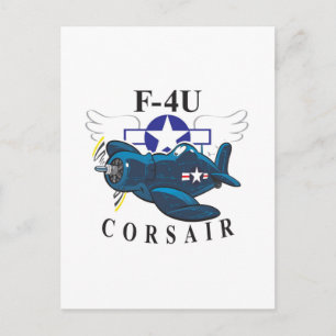 Carte Postale corsaire f4u