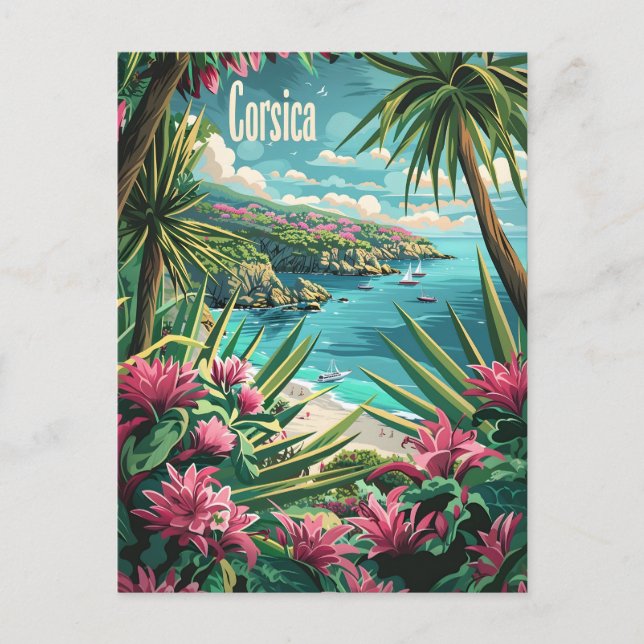 Carte Postale Corse France (Devant)