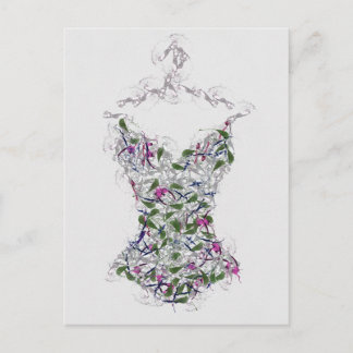 Carte Postale Corset sur cintre