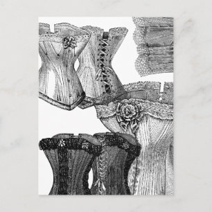 Carte Postale Corsets et autres corsets