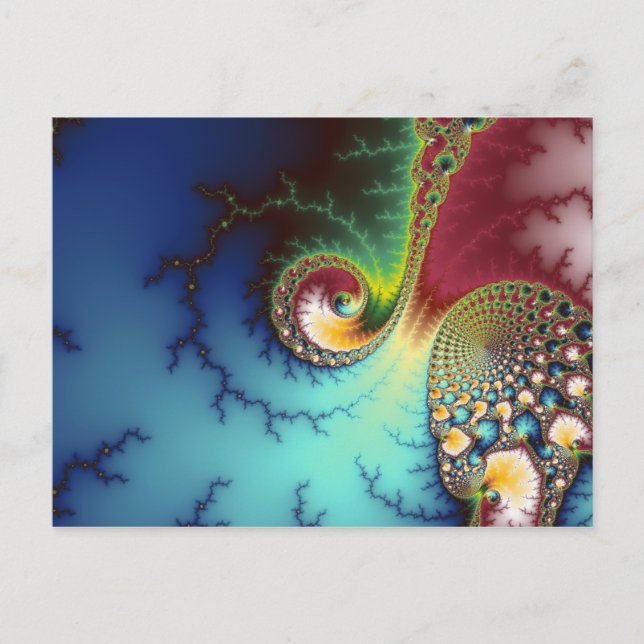 Carte Postale Cortex visuel (Devant)