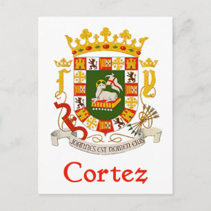 Carte Postale Cortez Shield de Porto Rico