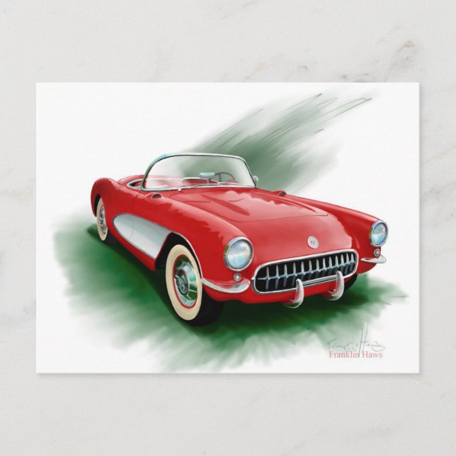 Carte postale Corvette (Devant)