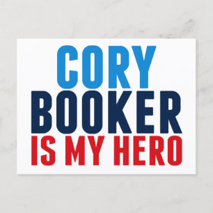 Carte Postale Cory Booker est mon héros