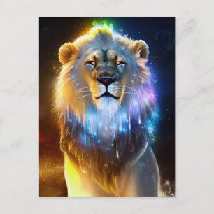 Carte postale Cosmic Lion