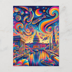 Carte Postale Cosmic Washington