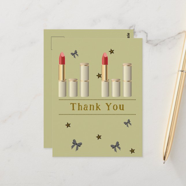 Carte Postale Cosmologiste (Devant/Arrière en situation)