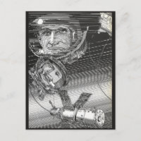 Carte postale Cosmonaut Five