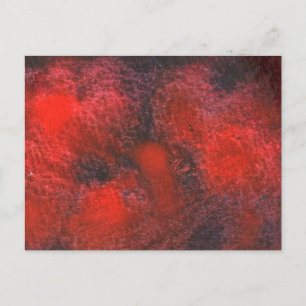Carte postale "Cosmos Red" Abstrait Design