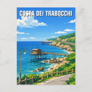 Carte Postale Costa dei Trabocchi Italie Voyage