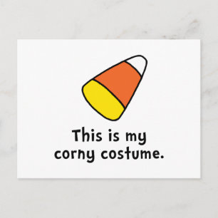 Carte Postale Costume de maïs de bonbon