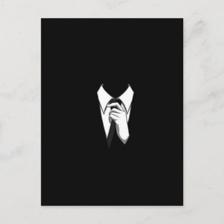 Carte Postale Costume et Cravate anonyme
