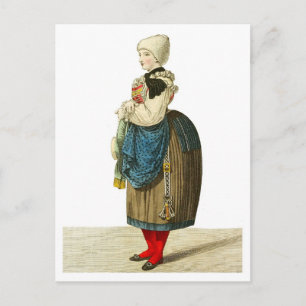 Carte Postale Costume italien traditionnel de Stérzing