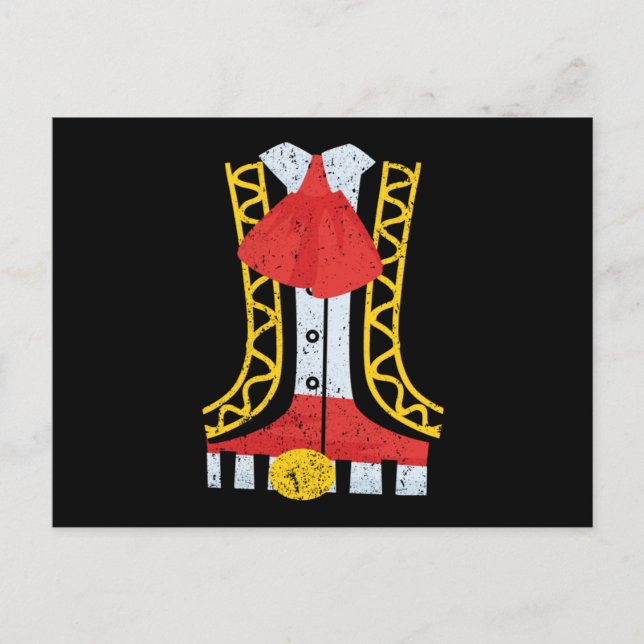 Carte Postale Costume Mariachi Charro Cinco De Mayo mexicain (Devant)