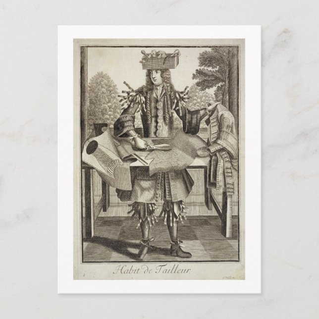 Carte Postale Costume pour un Tailor, pub. par Gerard Valck (165 (Devant)